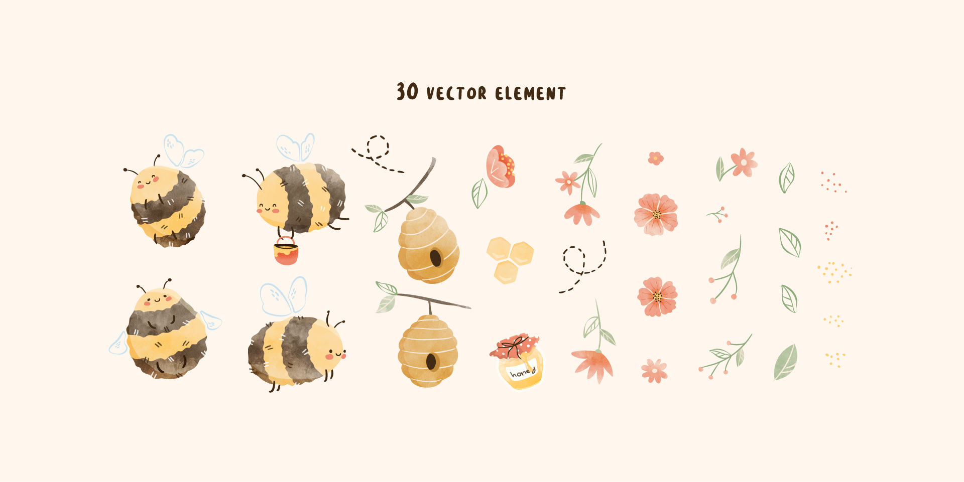 bees-seamless-vector-pattern-design-etsy-weronika-gross